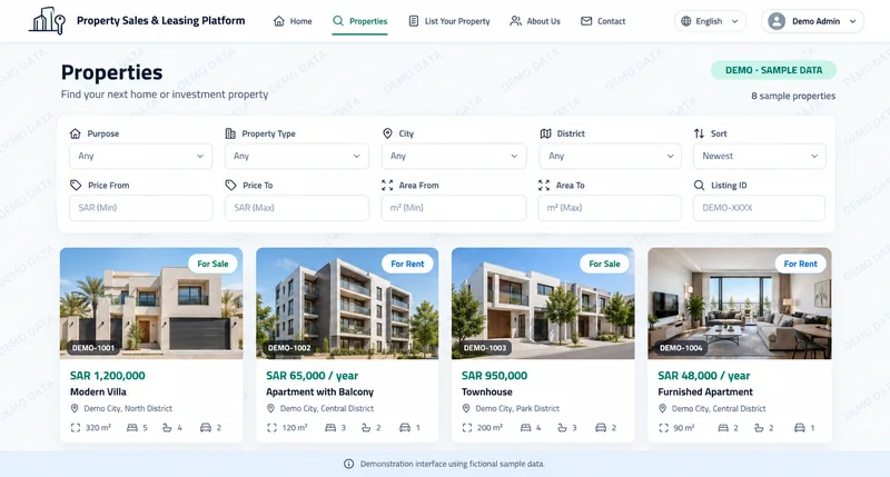 Browsing properties